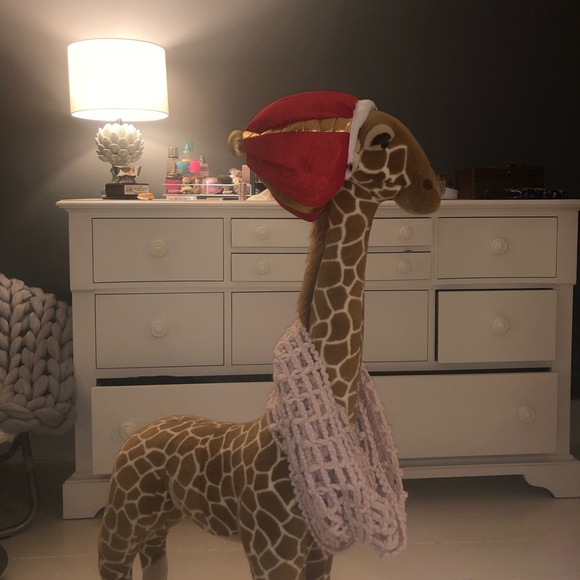 Pink knit scarf - Picture 2 of 4